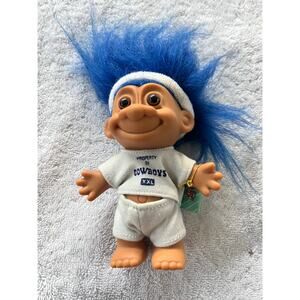Troll Doll Russ "PROPERTY OF COWBOYS" shirt 4 1/2 "-NWT